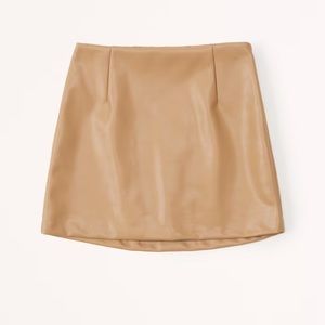 Abercrombie Vegan Leather Skort